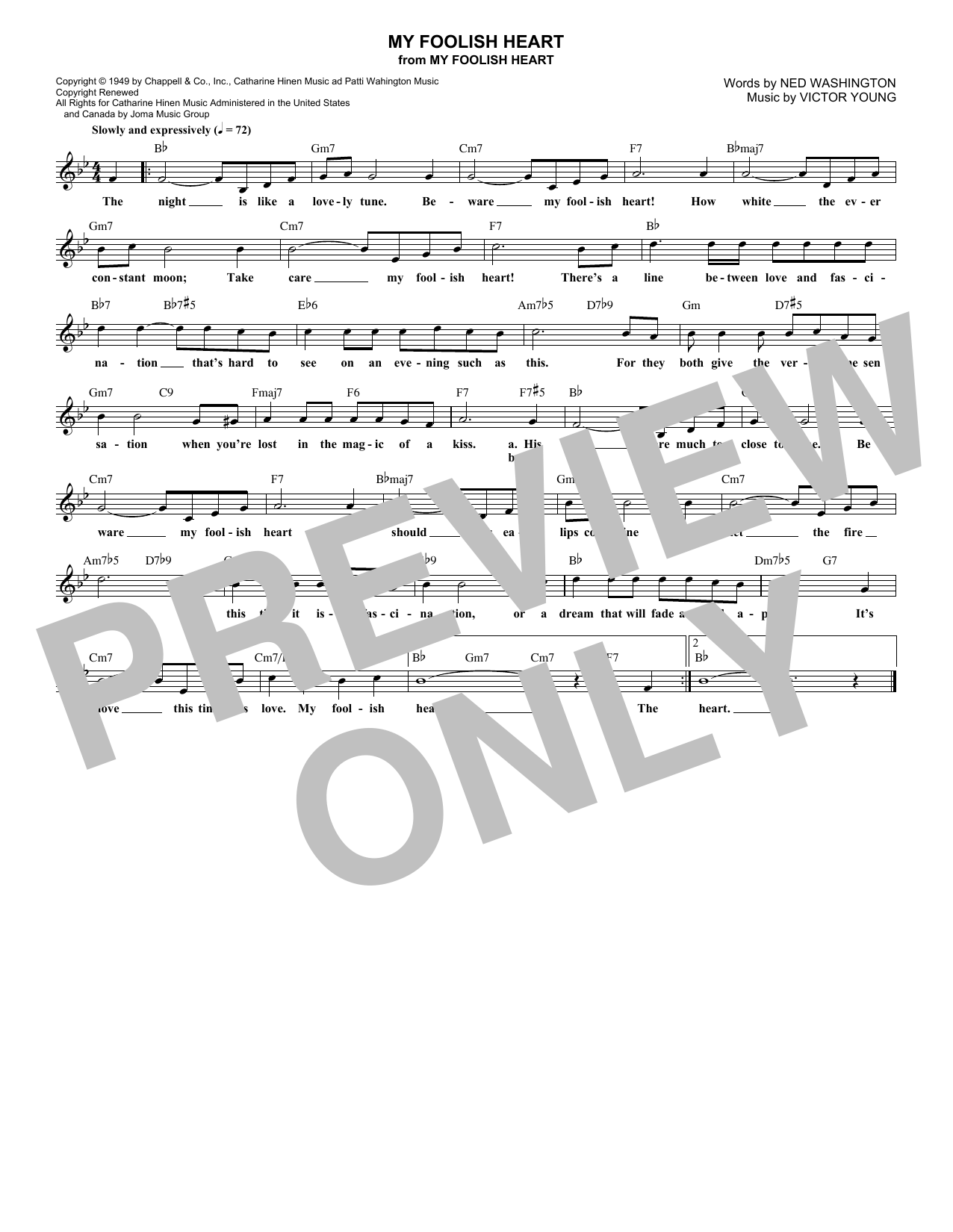 Produktbild zu: My Foolish Heart