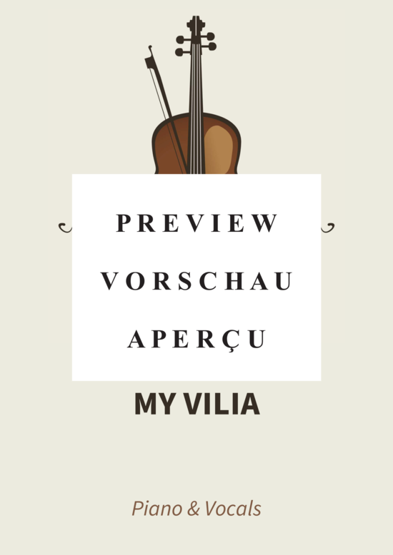 Product gallery: Page 2 of 7 My Vilia , , Piano Solo