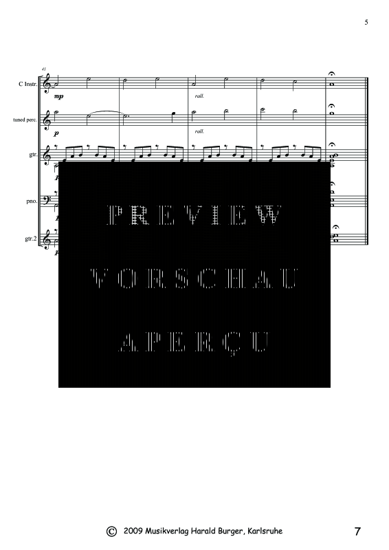 Produktgalerie: Seite 10 von 11 Daisy (Partitur), , Gemischtes Ensemble für flexible Besetzung mit Gitarre