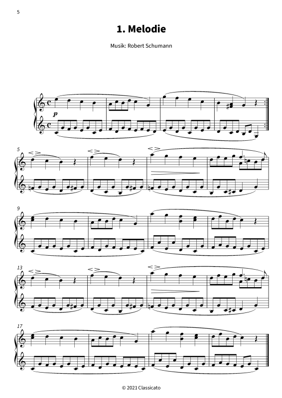 Produktbild zu: Album für die Jugend op. 68 - 43 Charakterstücke für KlavierRobert Schumann