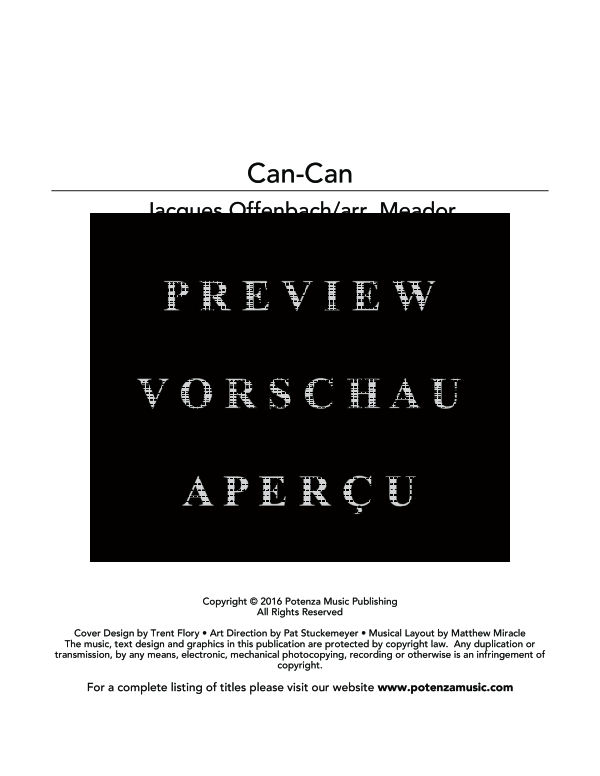 Product gallery: Page 3 of 11 Can-Can, , (Trombone quartet)