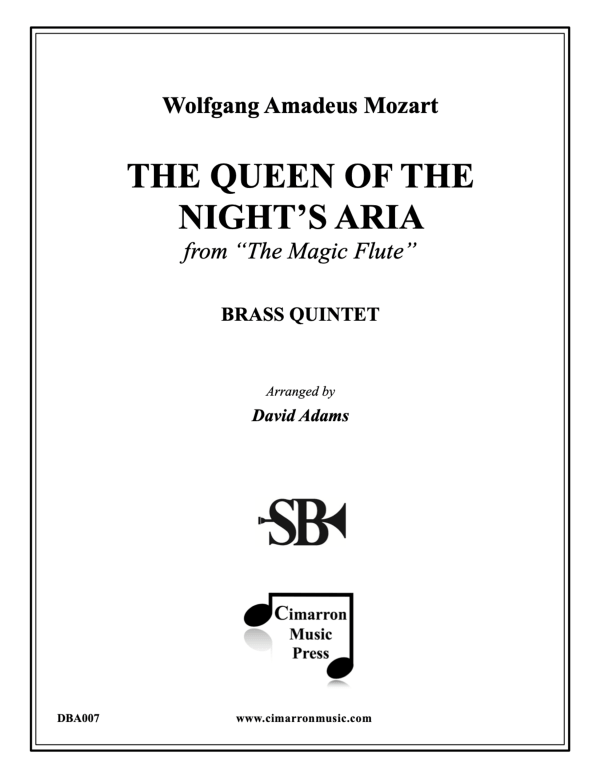 cover: Queen of the Night's Aria, , Brass Quintet