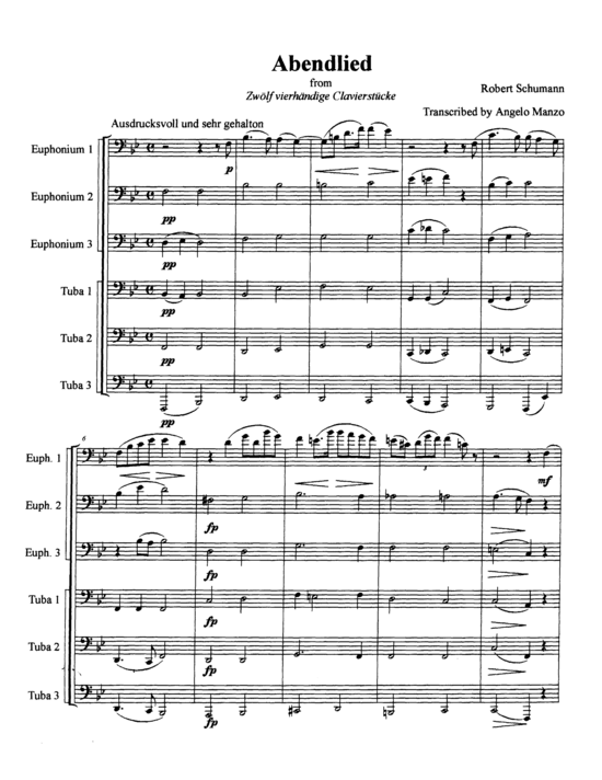 Produktbild zu: Abendlied Robert Schumann