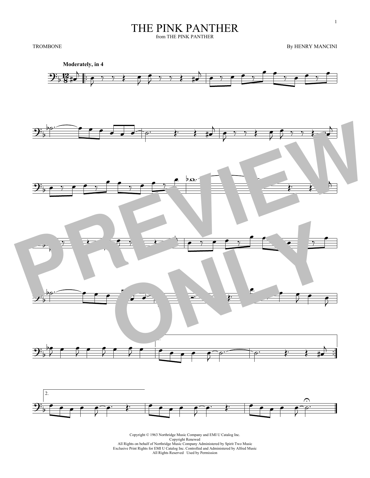 Product gallery: Page 1 of 1 The Pink Panther, Henry Mancini