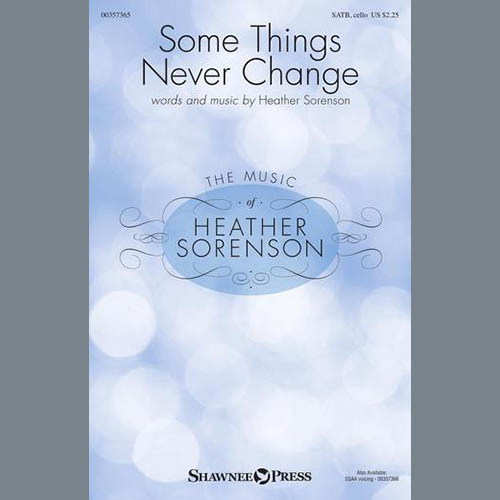 cover: Some Things Never Change, Heather Sorenson, Chor