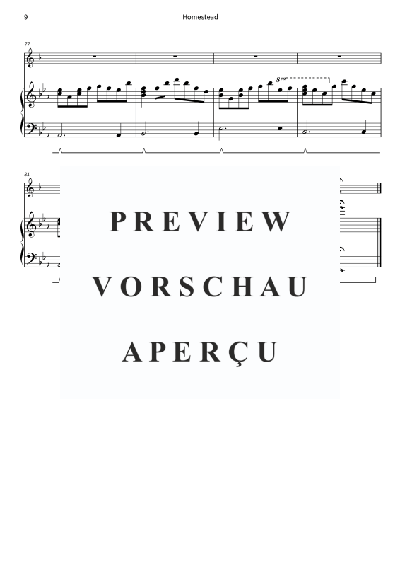 gallery: Homestead - Gentle Melodies for Weddings, Church, and Other Occasions, , Trompete in B und Klavier
