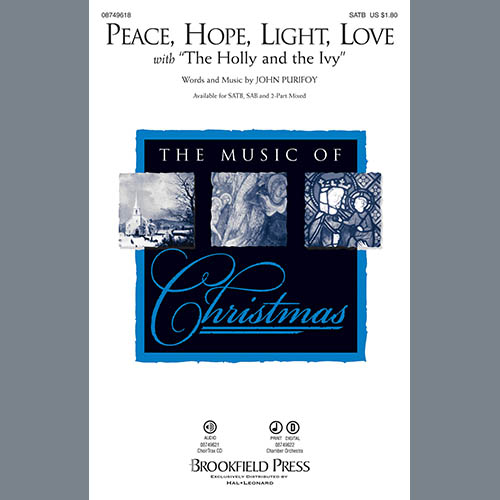 cover: Peace, Hope, Light, Love (with The Holly And The Ivy), John Purifoy, Chor