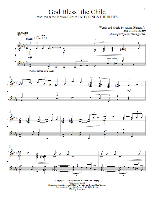 Product gallery: Page 1 of 1 God Bless' The Child, Eric Baumgartner