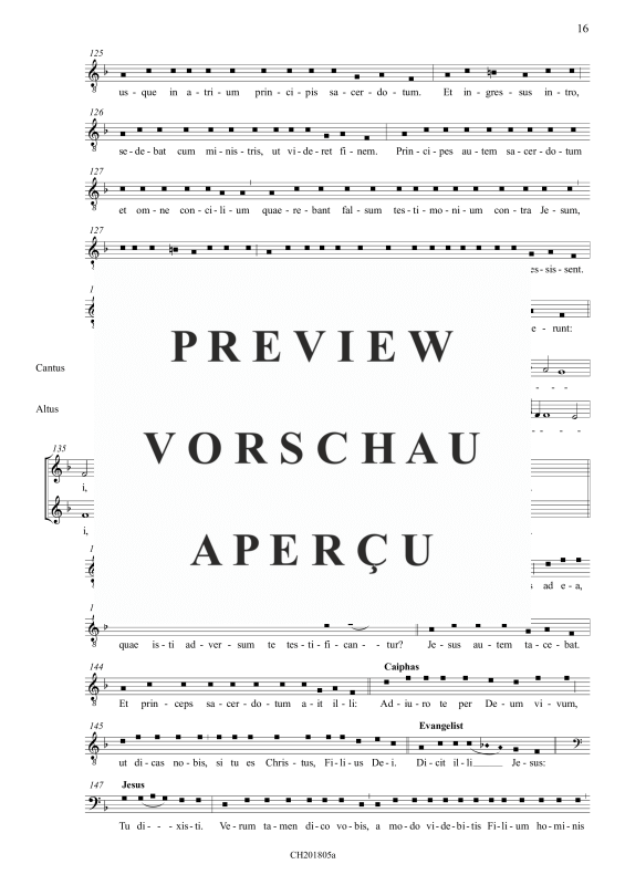 Produktgalerie: Seite 10 von 11 Passio secundum Matthaeum - Matthäuspassion, , (Gemischter Chor)