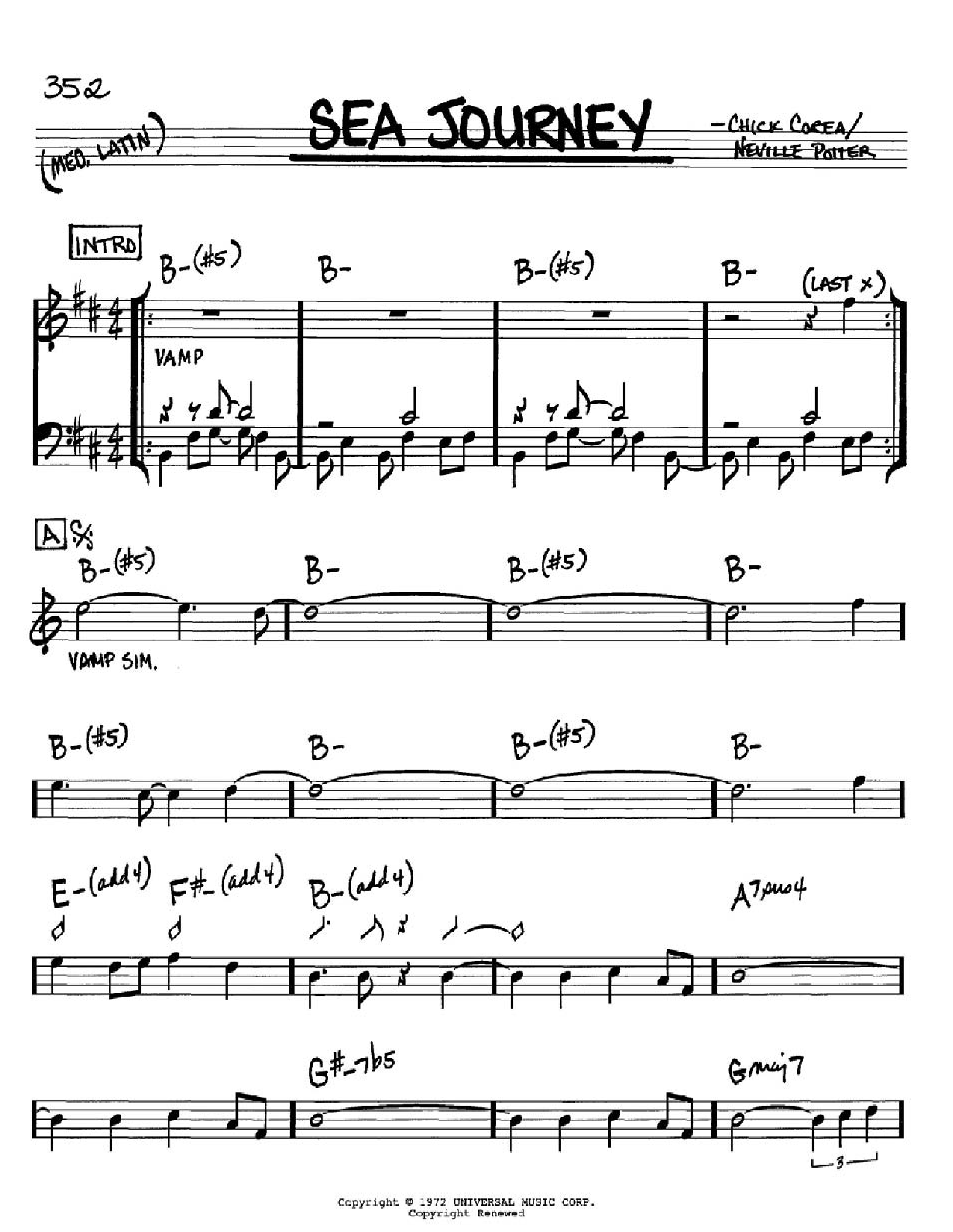 Product gallery: Page 1 of 1 Sea Journey, Chick Corea