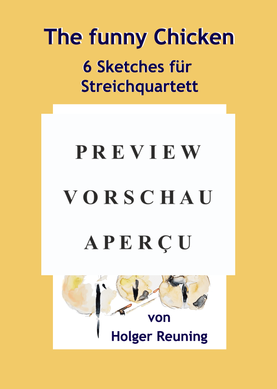 gallery: The Funny Chicken (6 Sketches), , Streicher Quartett