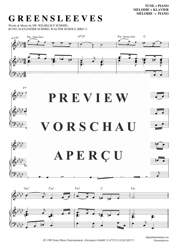 Product gallery: Page 2 of 4 Greensleeves, Simoni, Edward, Piano and Voice