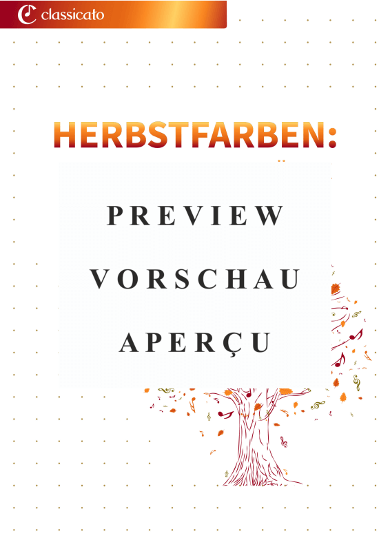 gallery: Herbstfarben - Leichte Klavierstücke für goldene Tage, , (Klavier Solo)