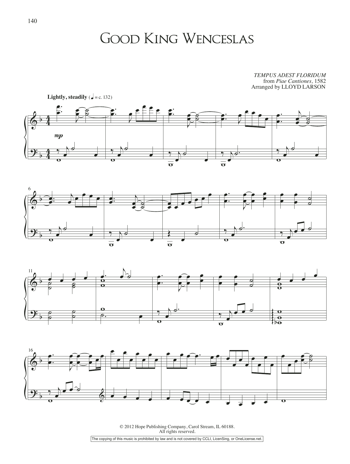 Product gallery: Page 1 of 1 Good King Wenceslas, Lloyd Larson