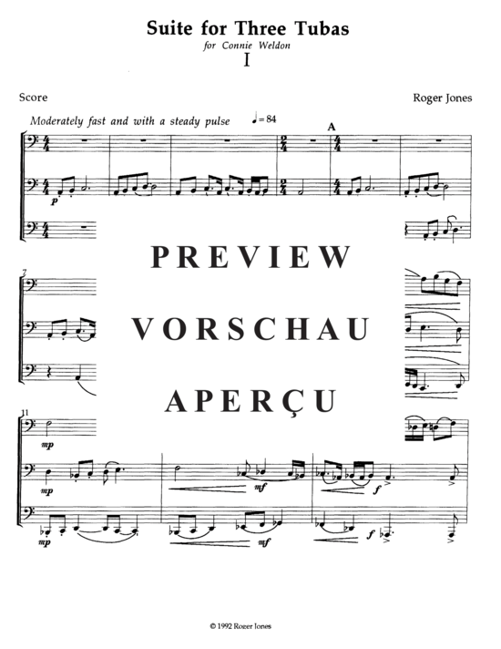 Produktgalerie: Seite 4 von 21 Suite for Three Tubas , , (Tuba Trio)