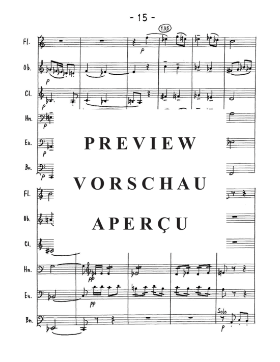 Produktgalerie: Seite 17 von 21 Sextet , , (Gemischtes Ensemble für Holzbläser Quintett + Euphonium Solo)