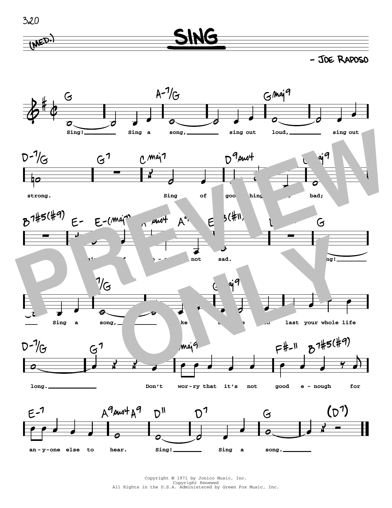Produktbild zu: Sing (Low Voice)