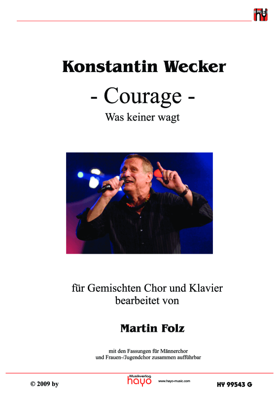 Product picture to: Was keiner wagt - CourageKonstantin Wecker