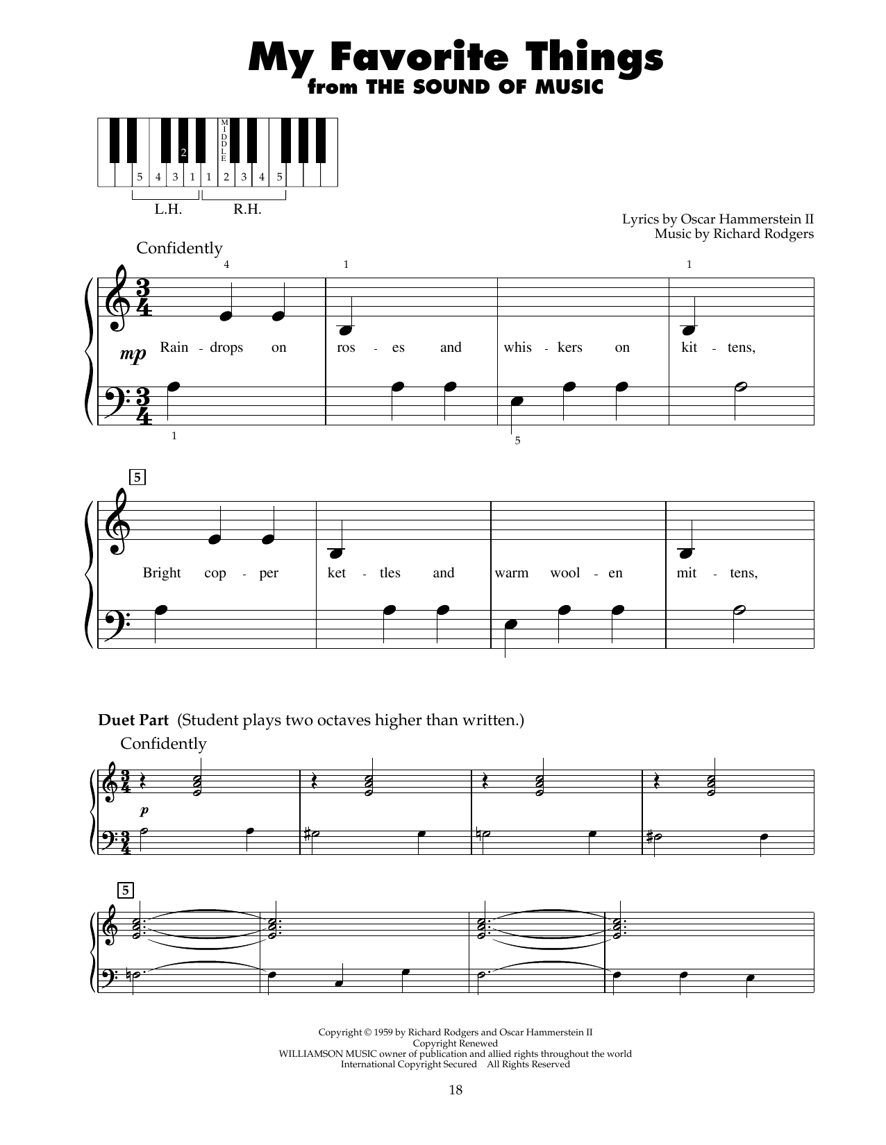 Produktbild zu: My Favorite Things (from The Sound Of Silence)