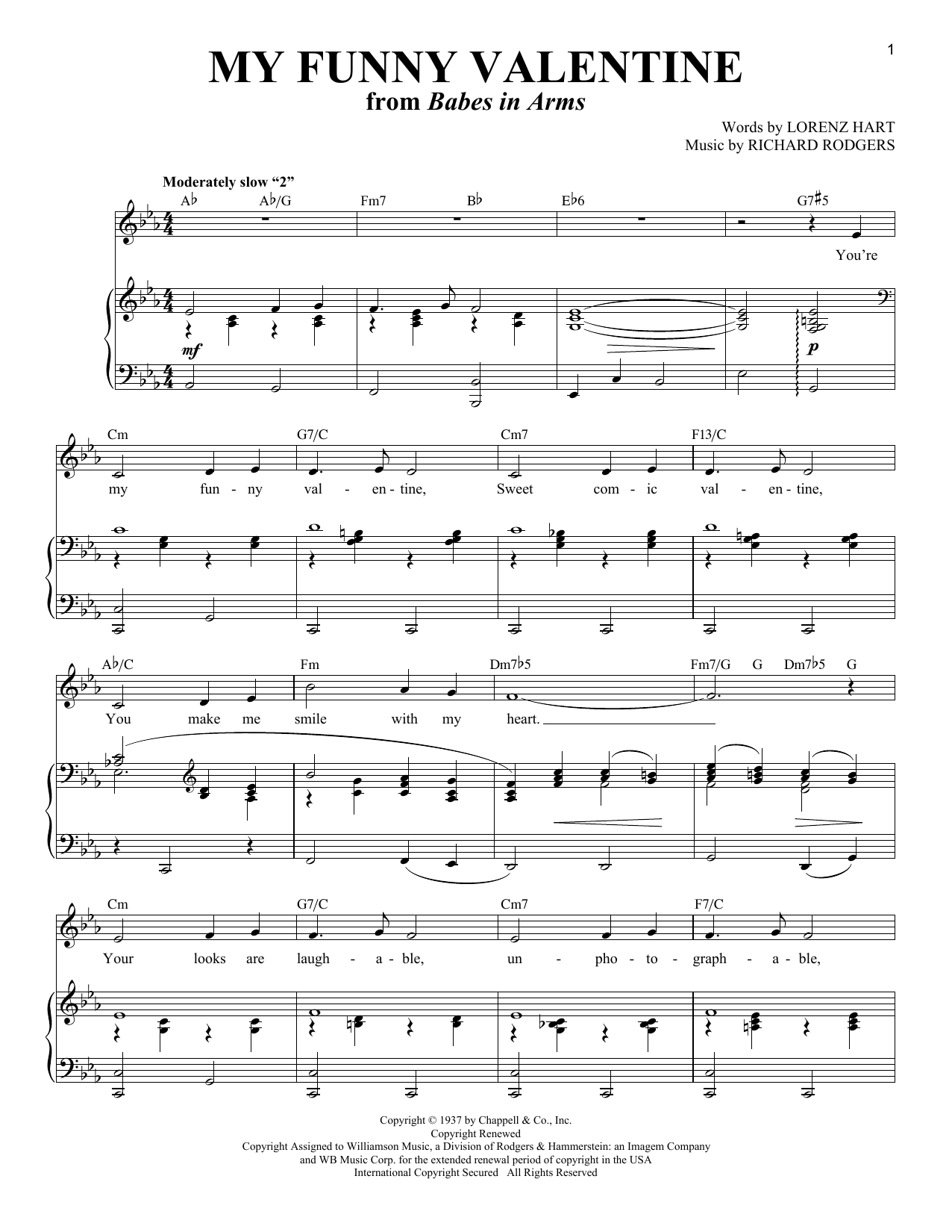 Produktbild zu: My Funny Valentine