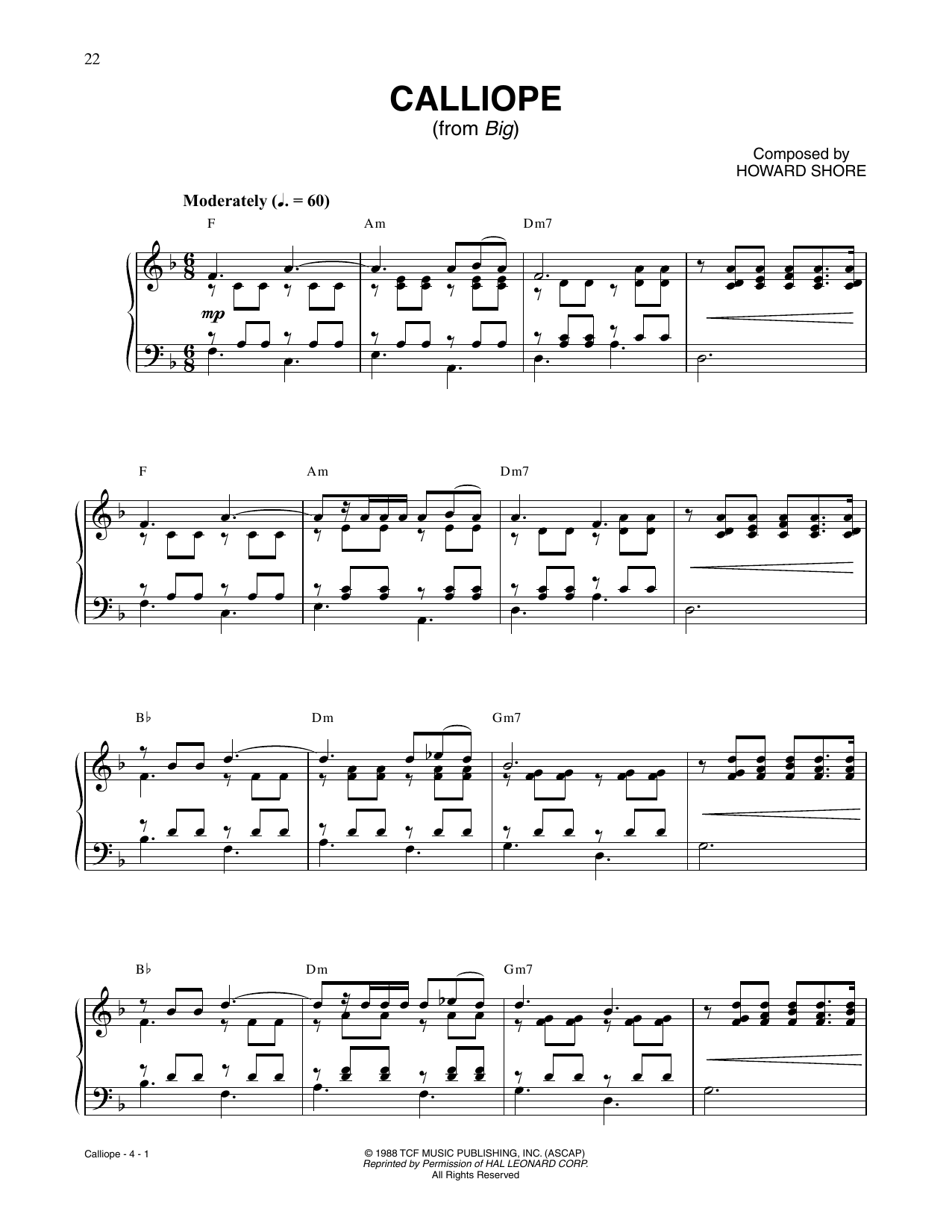 Produktbild zu: Calliope (from Big)