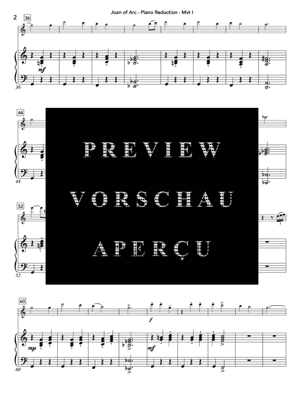 Product gallery: Page 8 of 11 Joan of Arc (Concerto), , (flute and piano)