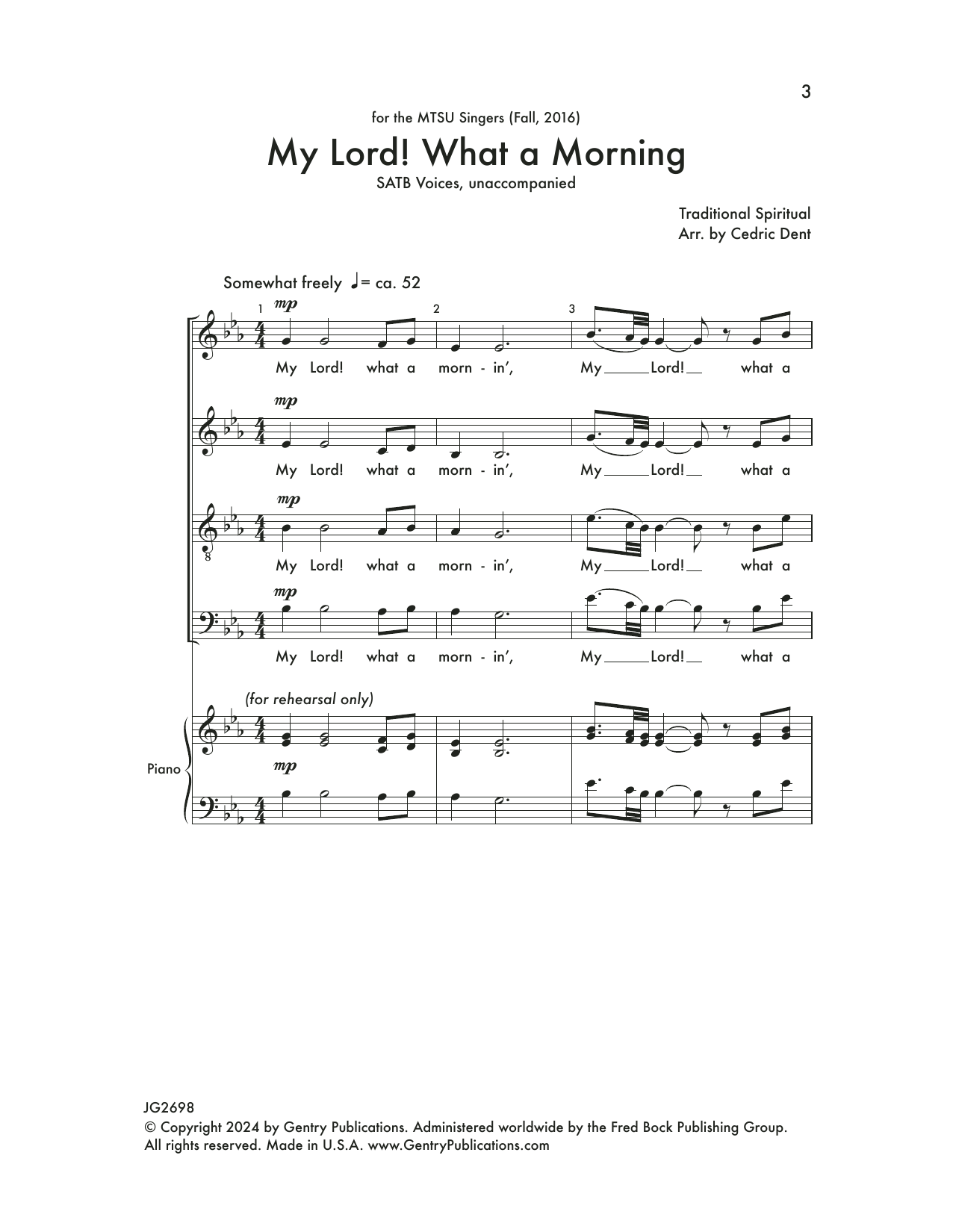 Produktbild zu: My Lord! What A Morning