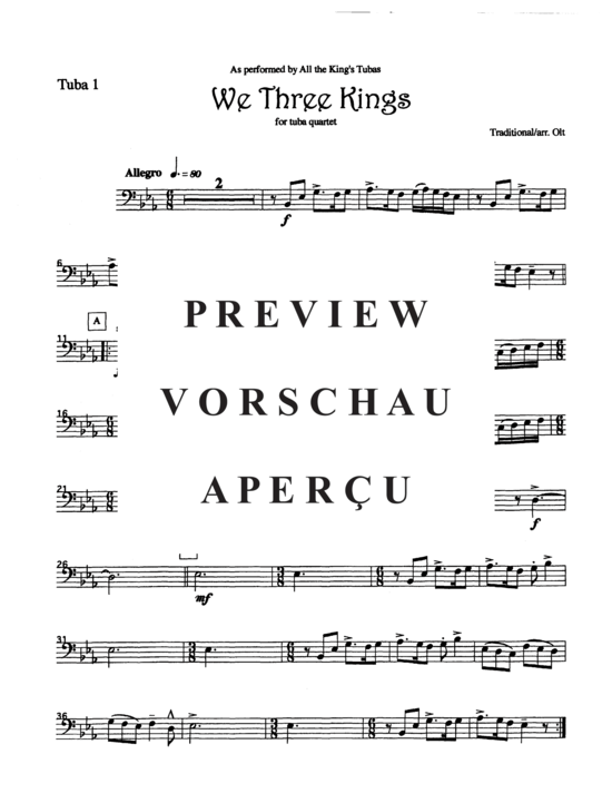 Product gallery: Page 10 of 13 We Three Kings , , (Tuba Quartett EETT)