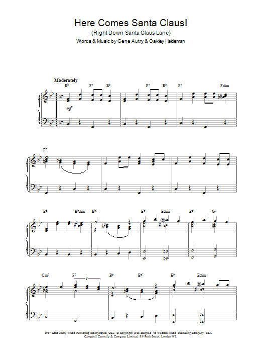 Produktbild zu: Here Comes Santa Claus