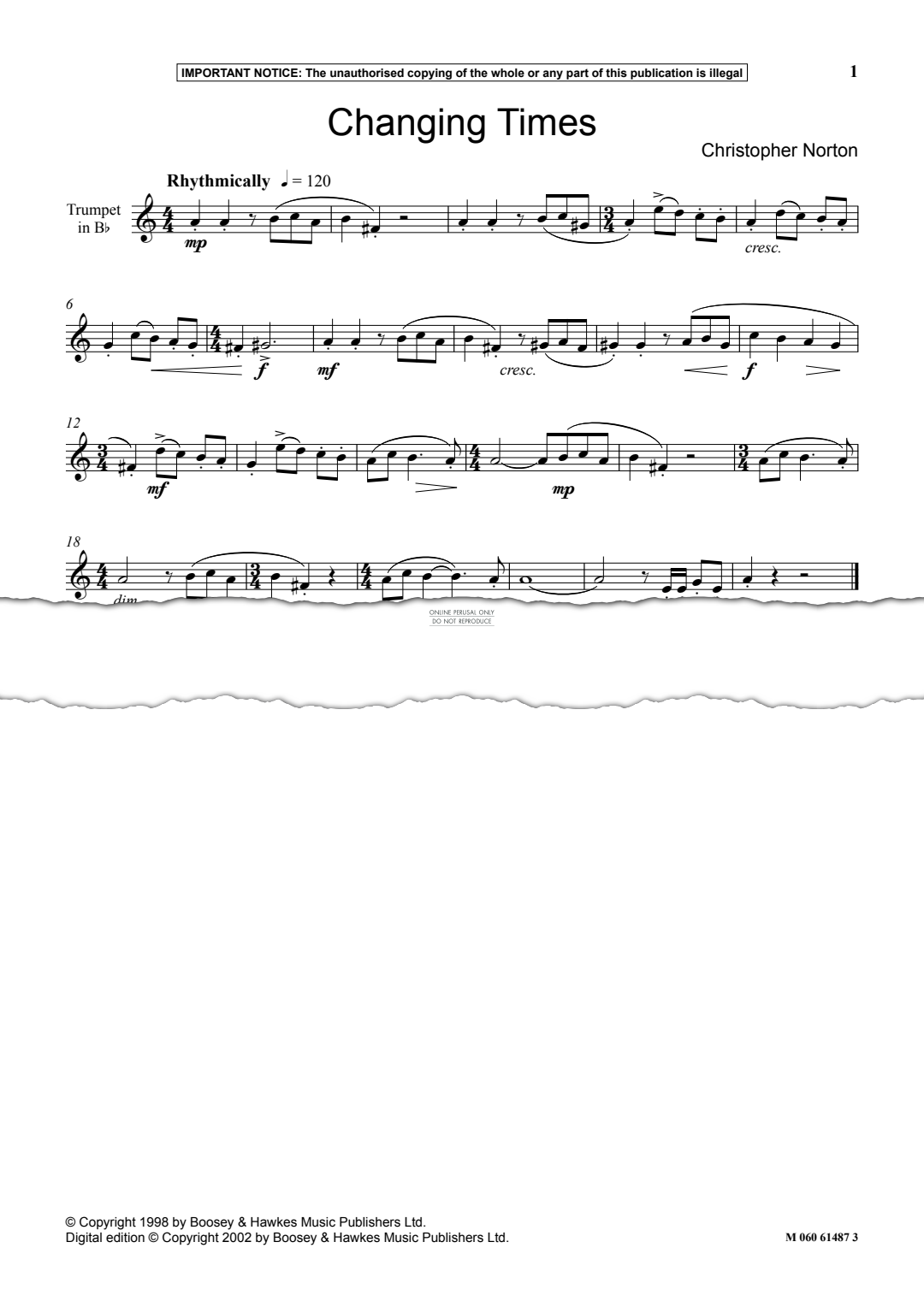 Produktgalerie: Seite 1 von 1 Changing Times, Christopher Norton, Klavier, Trompete