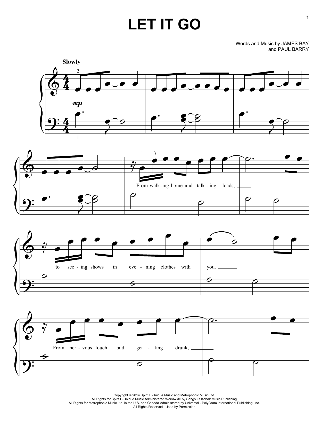 Product picture to:  Let It Go - James Bay