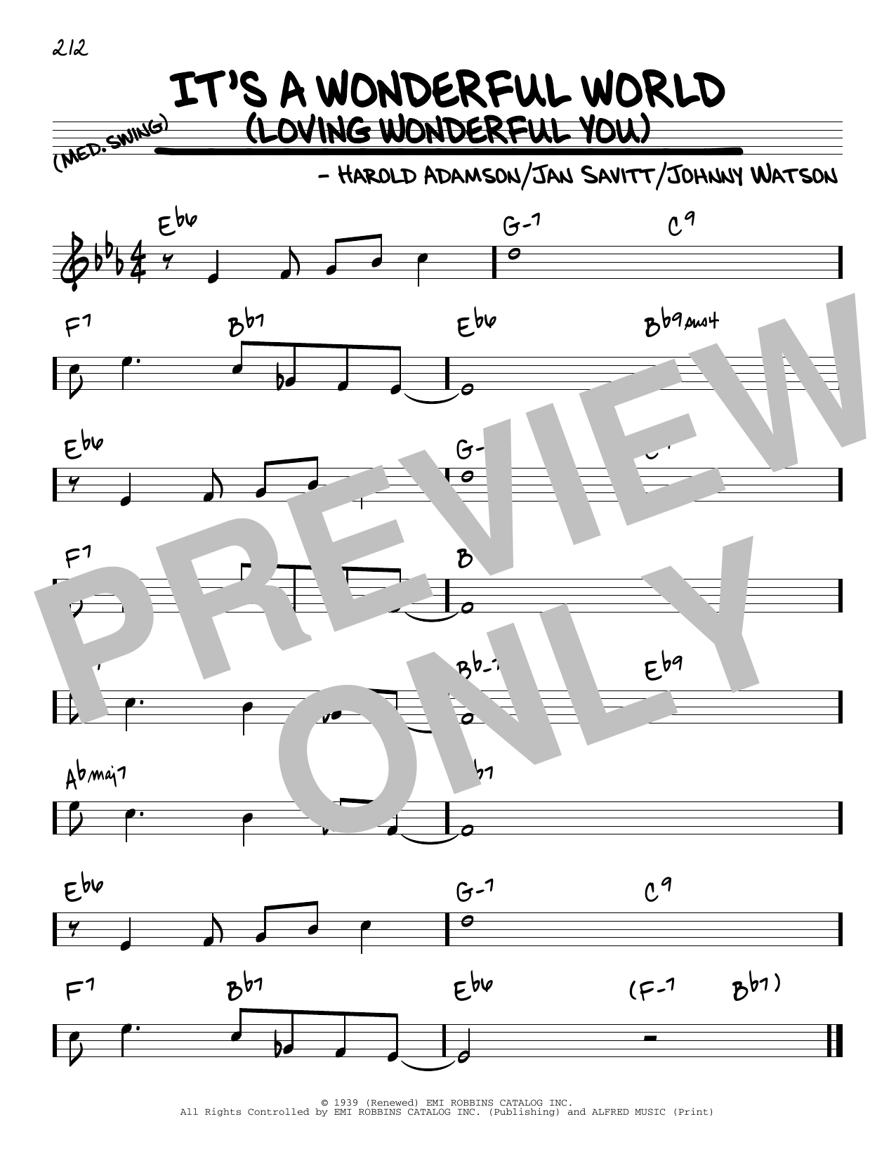 Produktbild zu: It's A Wonderful World (Loving Wonderful You)