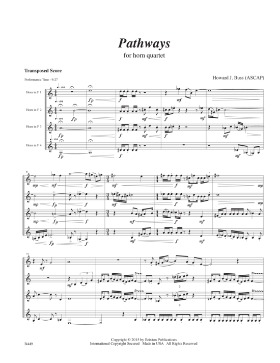 Produktbild zu: Pathways Howard J. Buss