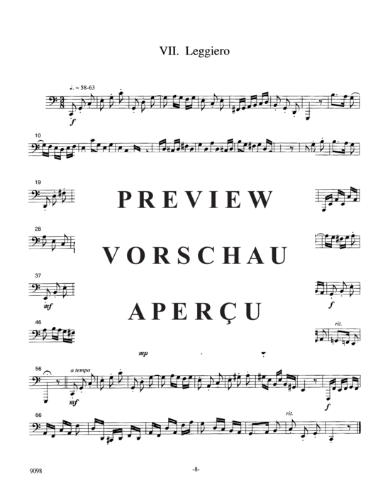 Product gallery: Page 10 of 10 Seven Melodic Etudes , , (Tuba Solo)