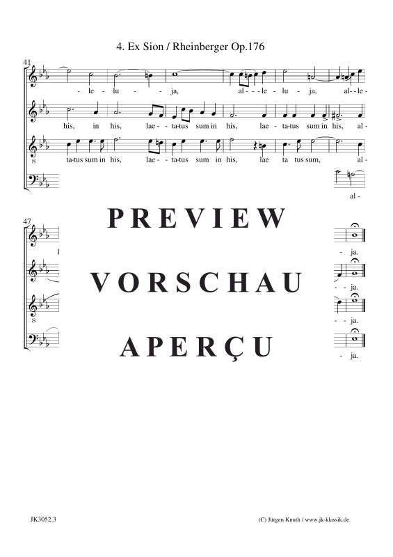 Produktgalerie: Seite 4 von 4 Ex Sion (Nr.4 aus: Neun Advents-Motetten Op.176), , Gemischter Chor