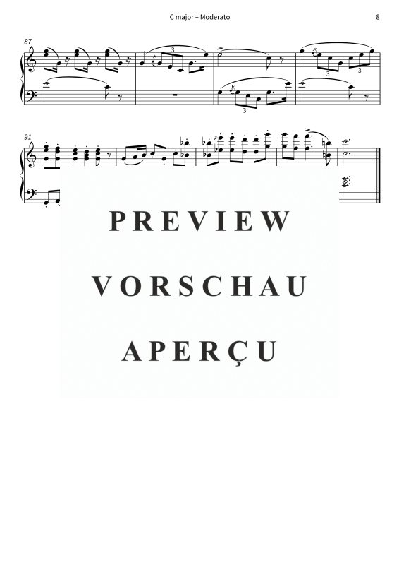 Produktgalerie: Seite 10 von 11 Moments musicaux D 780 (op. 94) - Six Romantic Character Pieces for Piano, , Klavier Solo
