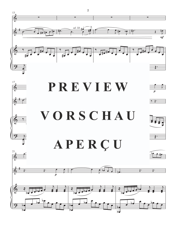Product gallery: Page 4 of 11 An Evening Serenade, , Flute, French Horn and Piano