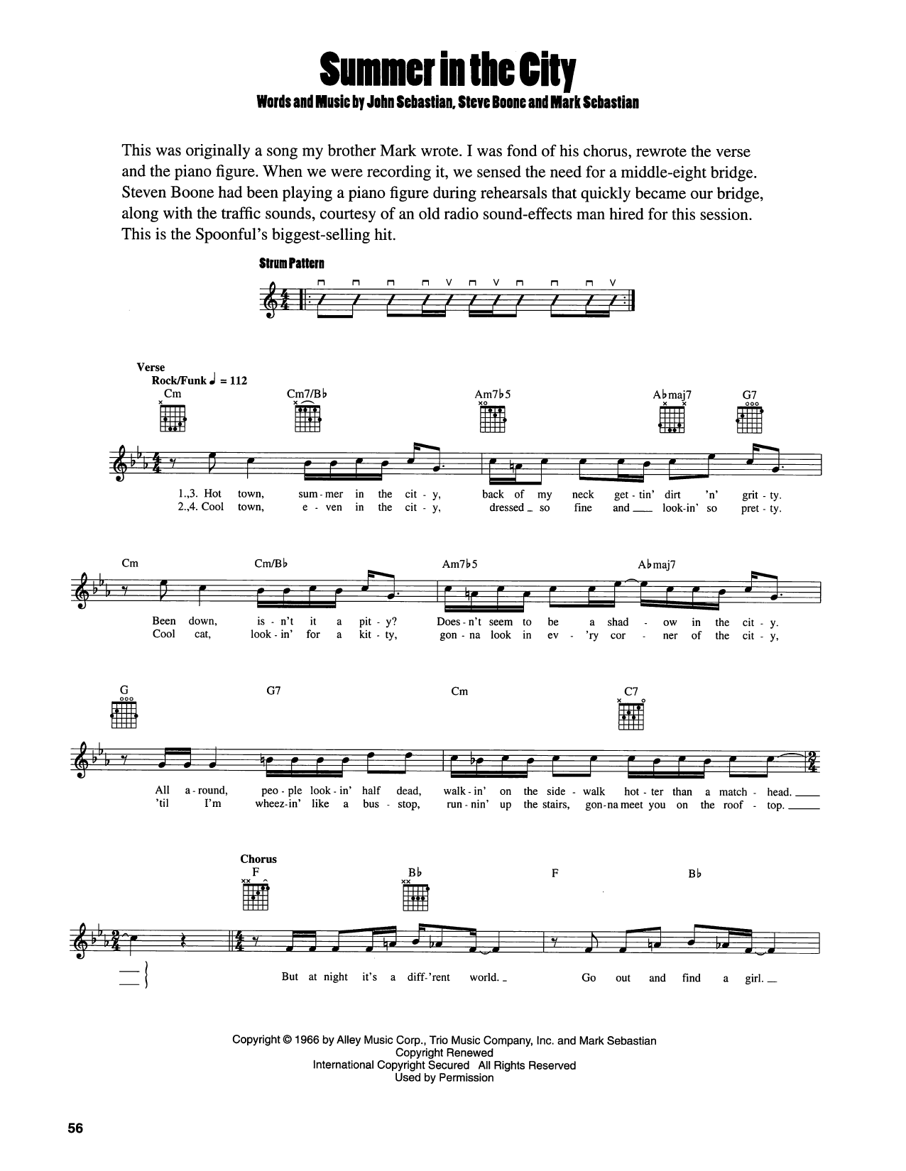 Produktgalerie: Seite 1 von 1 Summer In The City, John Sebastian, Gitarre