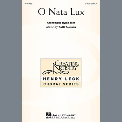 cover: O Nata Lux, Patti Drennan, Chor