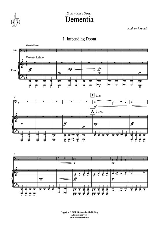 Product picture to: Dementia Andrew Creagh