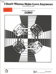 cover: I Don't Wanna Make Love Anymore, Lobo, Gesang, Gitarre, Klavier