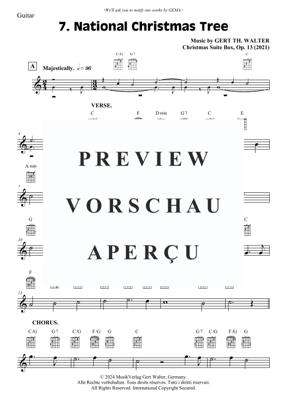 Produktgalerie: Seite 10 von 11 National Christmas Tree, , (Combo Band (und 2 Bläser(