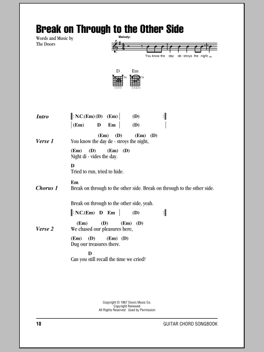 Produktbild zu: Break On Through To The Other Side