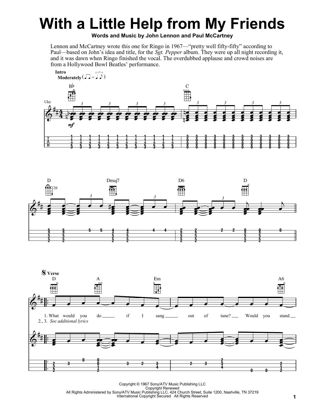 Product gallery: Page 1 of 1 With A Little Help From My Friends, The Beatles