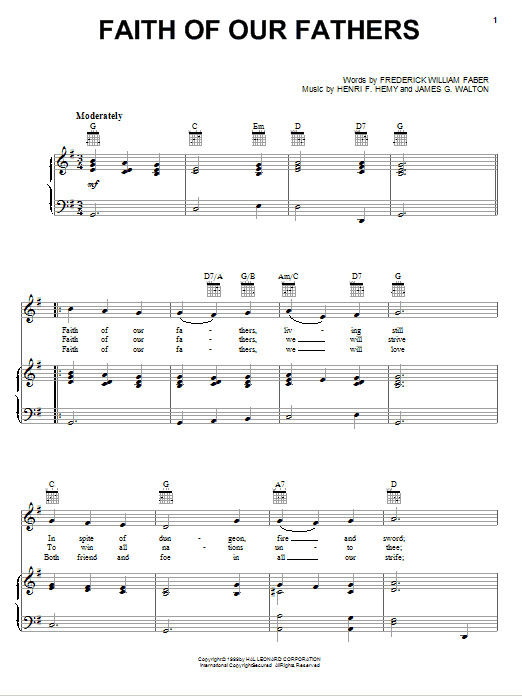 Produktbild zu: Faith Of Our Fathers