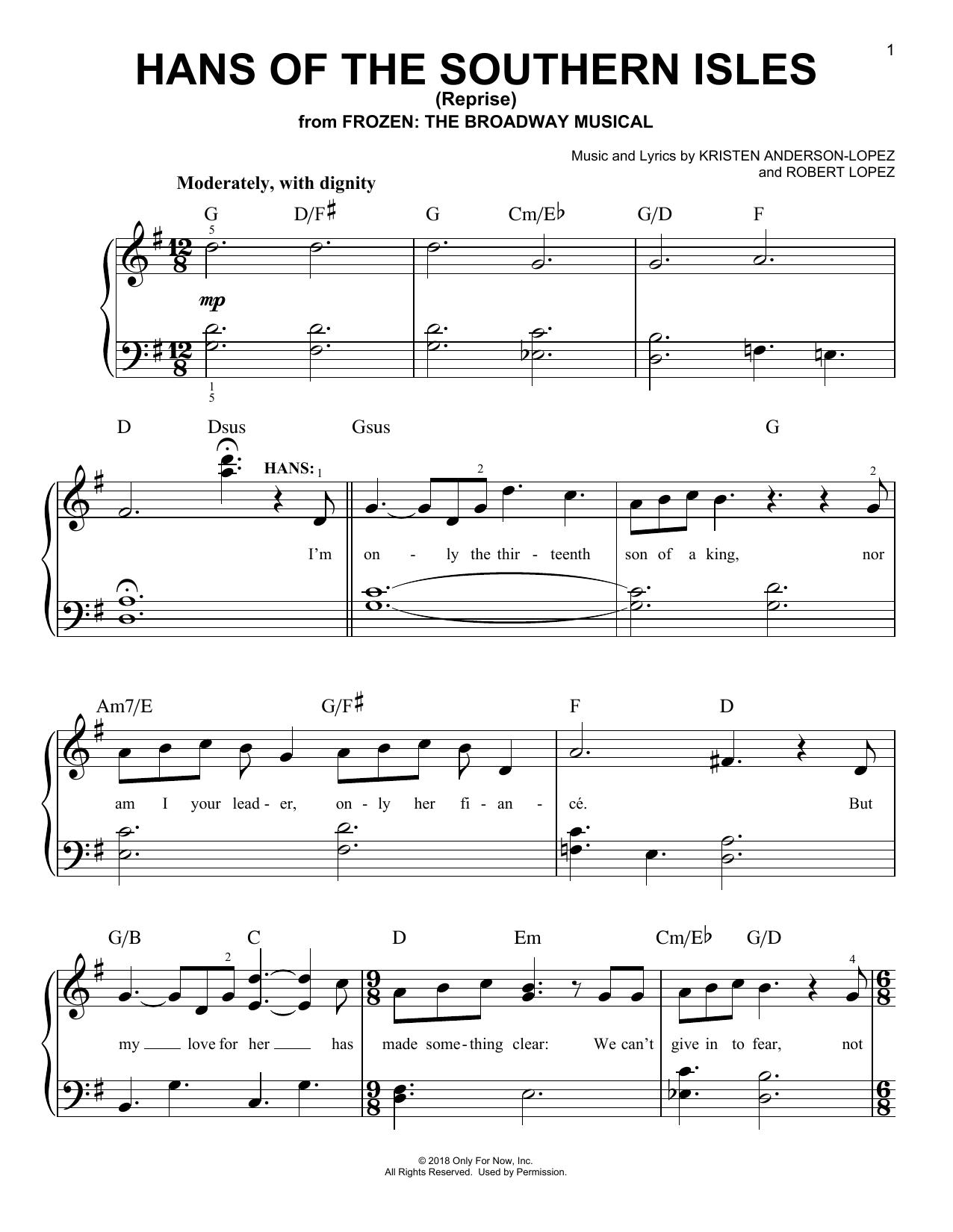 Produktbild zu: Hans Of The Southern Isles (Reprise)