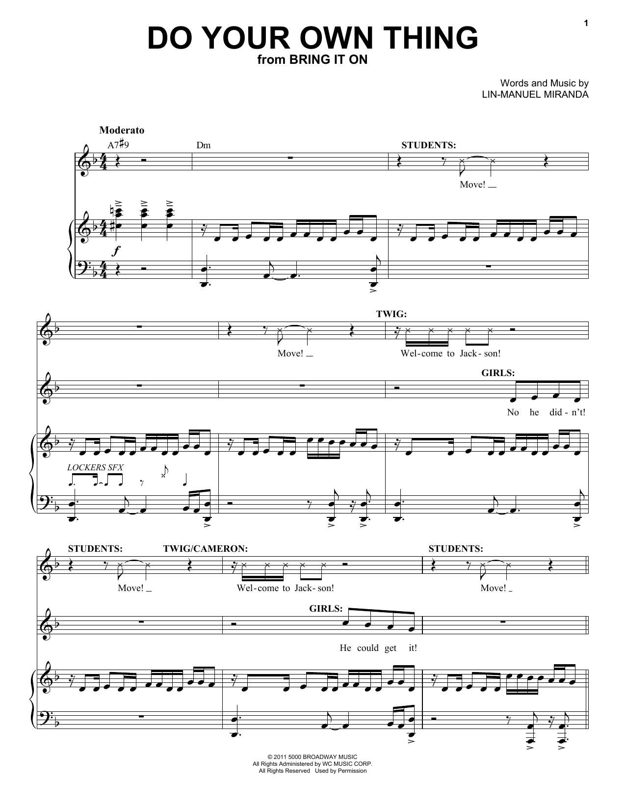 Produktbild zu: Do Your Own Thing (from Bring It On: The Musical)