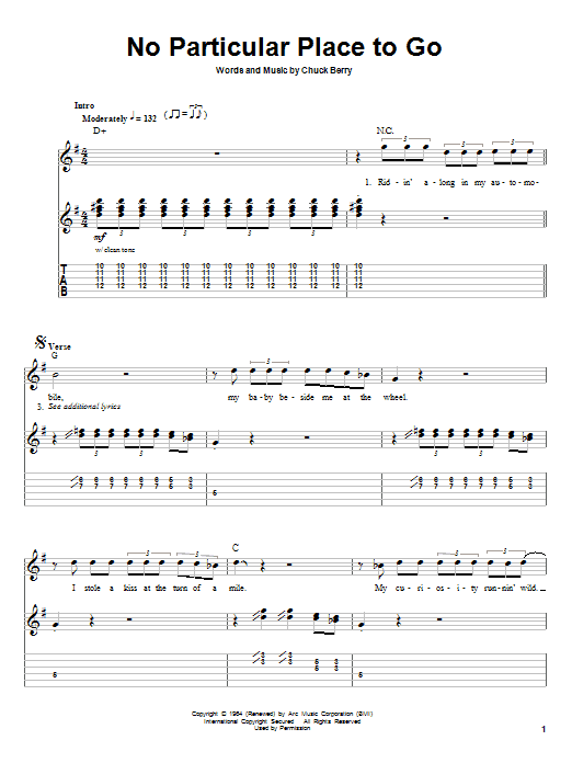 Produktgalerie: Seite 1 von 1 No Particular Place To Go, Chuck Berry, Gitarre