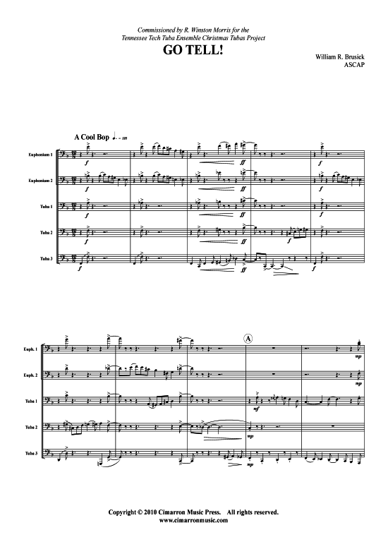 Product picture to: Go Tell! William Brusick