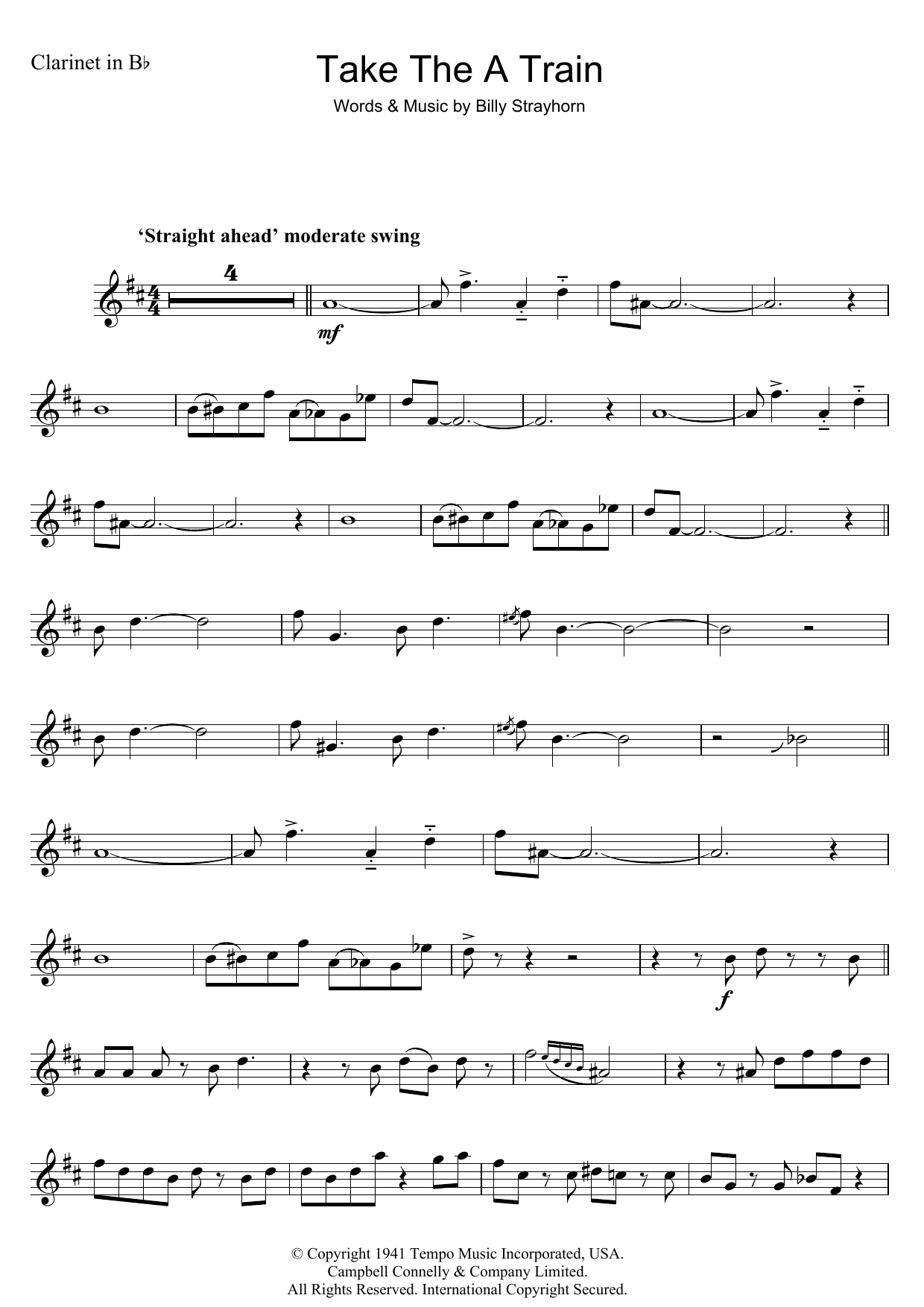 Product gallery: Page 1 of 1 Take The 'A' Train, Duke Ellington